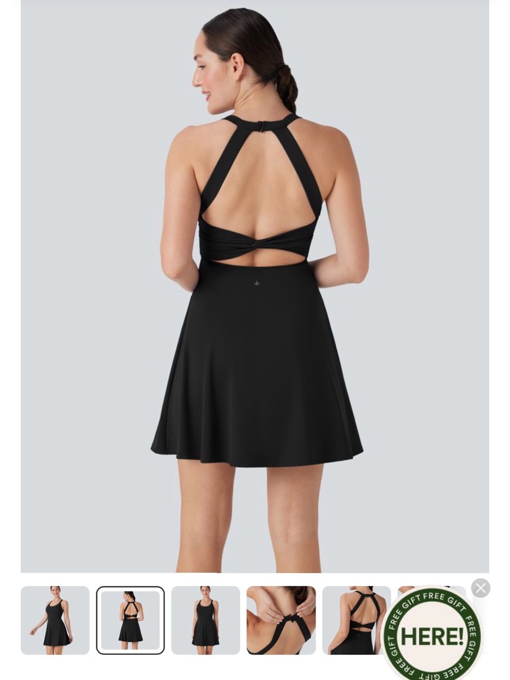 HALARA Black Sport Dress - Picture 2 of 10